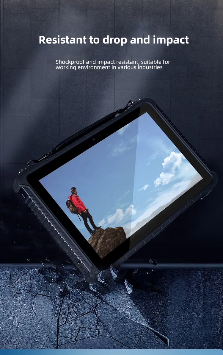 10.1 Inch Waterproof WiFi Handheld Pdas Industrial Rugged Tablet PC with NFC