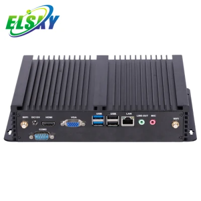 Elsky Ipc6000 Qm9700 Günstiger Skylake 듀얼 코어 7100u 7500u 7200u HD510HD610 Barebone SATA3.0 SSD HDD 4K 디스플레이 Ubuntu Mini PC