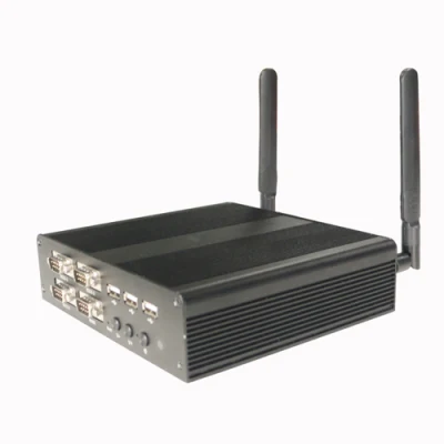 Rk3399 안드로이드 팬리스 산업용 미니 PC 4COM 5USB 듀얼 WiFi BT IPTV 수신기